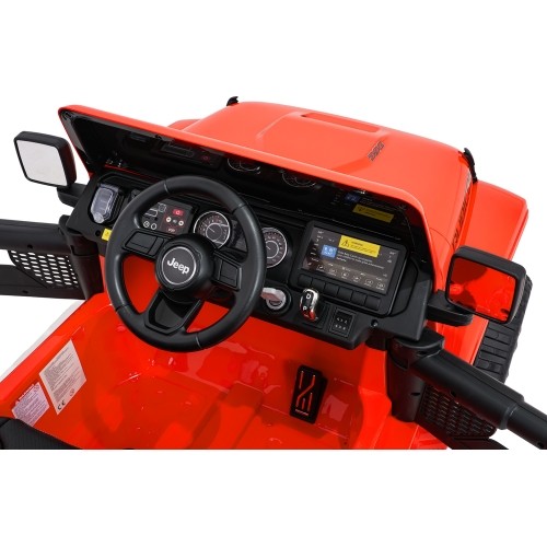 Pojazd elektryczny Jeep Wrangler Rubicon LIFT, pomarańczowy