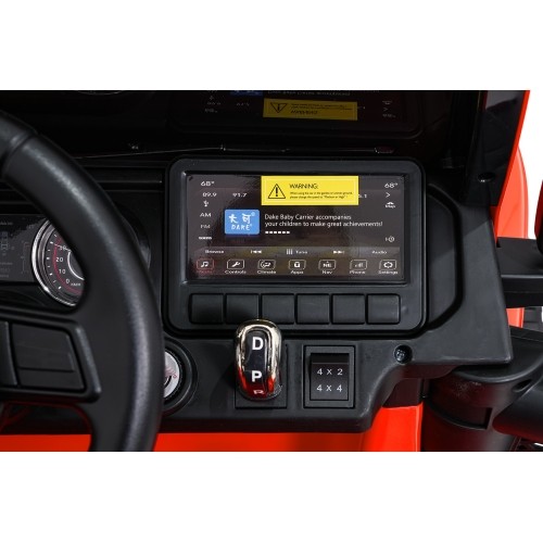 Pojazd elektryczny Jeep Wrangler Rubicon LIFT, pomarańczowy