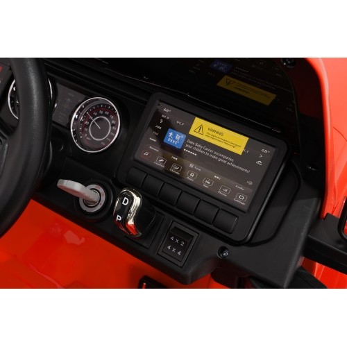 Pojazd elektryczny Jeep Wrangler Rubicon LIFT, pomarańczowy