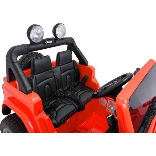 Pojazd elektryczny Jeep Wrangler Rubicon LIFT, pomarańczowy