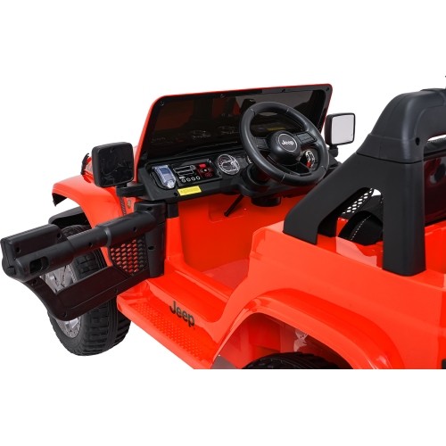 Pojazd elektryczny Jeep Wrangler Rubicon LIFT, pomarańczowy