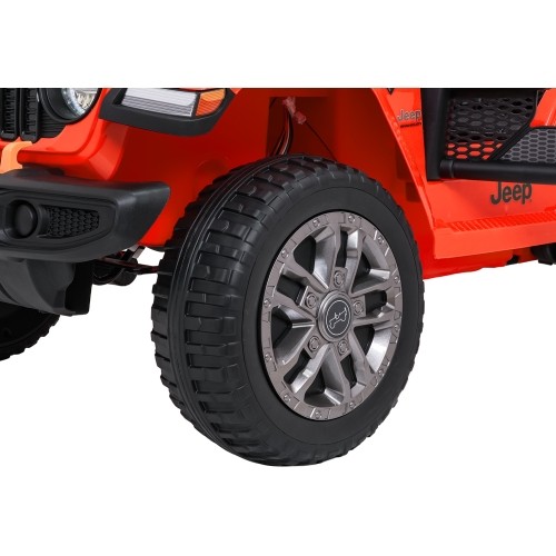 Pojazd elektryczny Jeep Wrangler Rubicon LIFT, pomarańczowy
