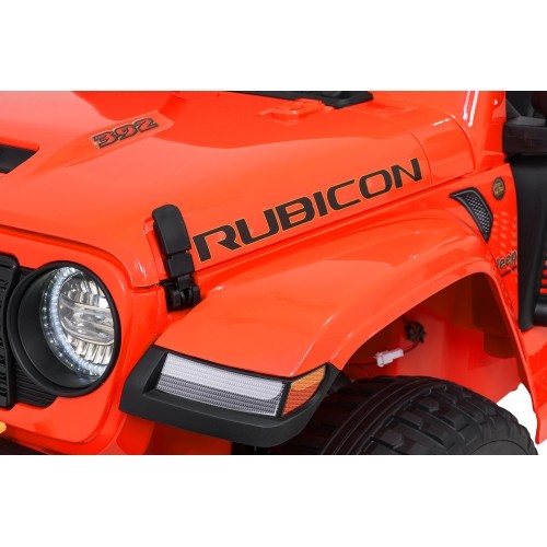Pojazd elektryczny Jeep Wrangler Rubicon LIFT, pomarańczowy