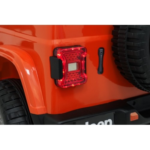 Pojazd elektryczny Jeep Wrangler Rubicon LIFT, pomarańczowy