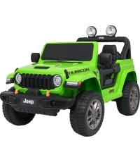 Pojazd elektryczny Jeep Wrangler Rubicon LIFT, zielony