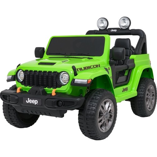 Pojazd elektryczny Jeep Wrangler Rubicon LIFT, zielony
