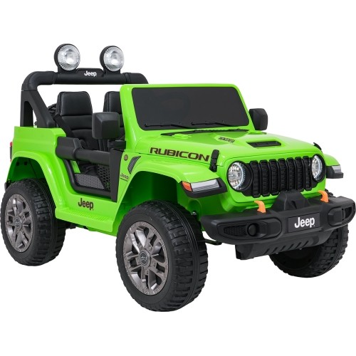 Pojazd elektryczny Jeep Wrangler Rubicon LIFT, zielony