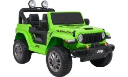 Pojazd elektryczny Jeep Wrangler Rubicon LIFT, zielony