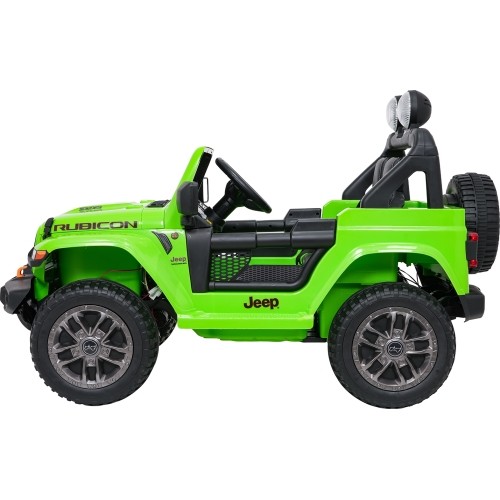 Pojazd elektryczny Jeep Wrangler Rubicon LIFT, zielony