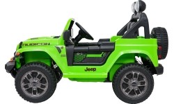 Pojazd elektryczny Jeep Wrangler Rubicon LIFT, zielony