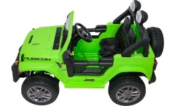 Pojazd elektryczny Jeep Wrangler Rubicon LIFT, zielony