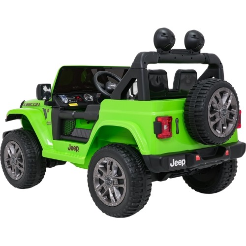 Pojazd elektryczny Jeep Wrangler Rubicon LIFT, zielony