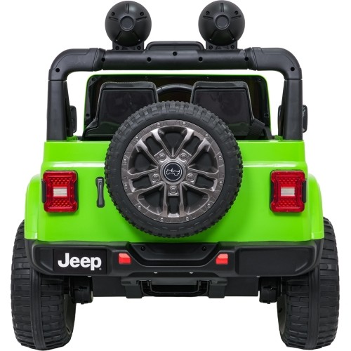 Pojazd elektryczny Jeep Wrangler Rubicon LIFT, zielony