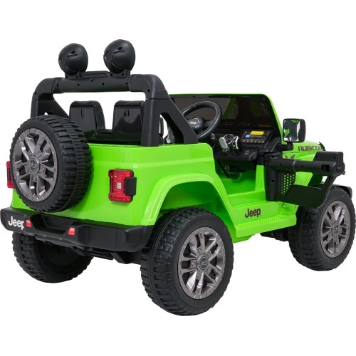 Pojazd elektryczny Jeep Wrangler Rubicon LIFT, zielony