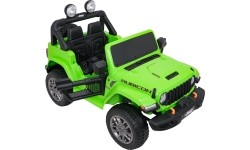 Pojazd elektryczny Jeep Wrangler Rubicon LIFT, zielony