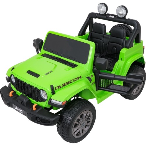 Pojazd elektryczny Jeep Wrangler Rubicon LIFT, zielony