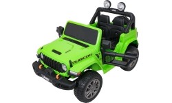 Pojazd elektryczny Jeep Wrangler Rubicon LIFT, zielony