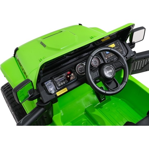 Pojazd elektryczny Jeep Wrangler Rubicon LIFT, zielony