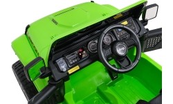 Pojazd elektryczny Jeep Wrangler Rubicon LIFT, zielony