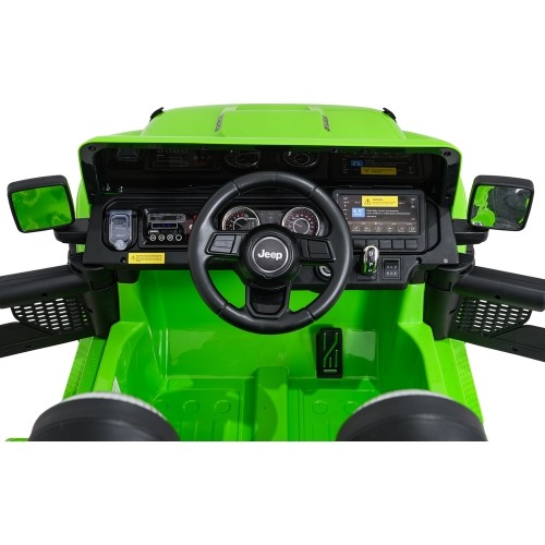 Pojazd elektryczny Jeep Wrangler Rubicon LIFT, zielony