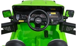 Pojazd elektryczny Jeep Wrangler Rubicon LIFT, zielony