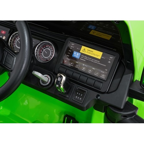 Pojazd elektryczny Jeep Wrangler Rubicon LIFT, zielony