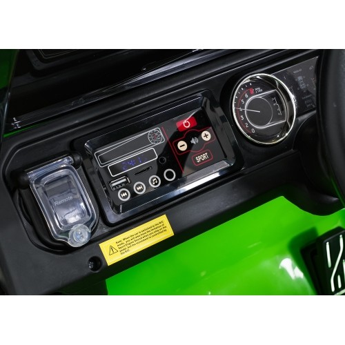 Pojazd elektryczny Jeep Wrangler Rubicon LIFT, zielony