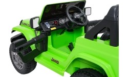 Pojazd elektryczny Jeep Wrangler Rubicon LIFT, zielony