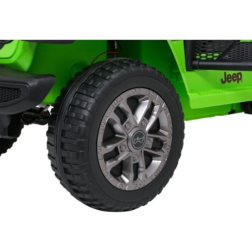 Pojazd elektryczny Jeep Wrangler Rubicon LIFT, zielony
