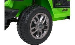 Pojazd elektryczny Jeep Wrangler Rubicon LIFT, zielony