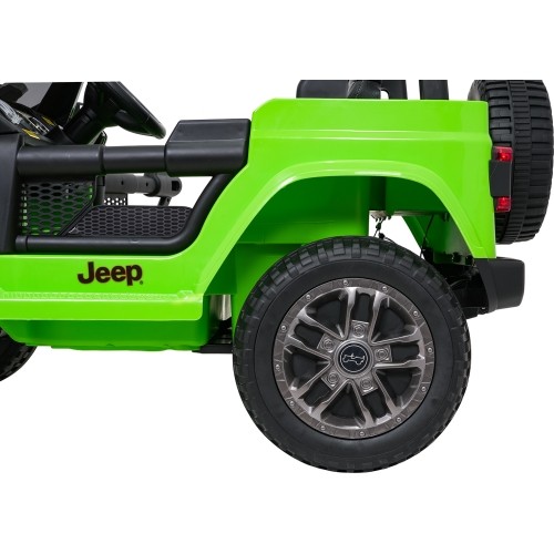 Pojazd elektryczny Jeep Wrangler Rubicon LIFT, zielony
