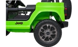 Pojazd elektryczny Jeep Wrangler Rubicon LIFT, zielony