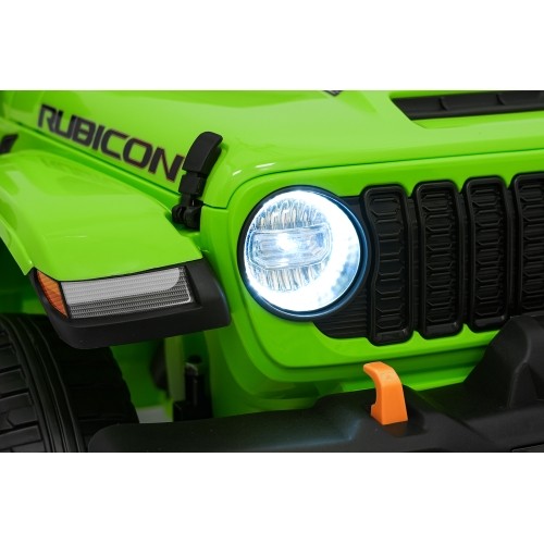 Pojazd elektryczny Jeep Wrangler Rubicon LIFT, zielony