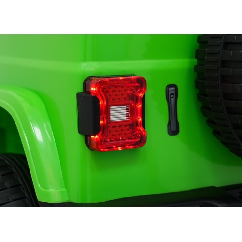 Pojazd elektryczny Jeep Wrangler Rubicon LIFT, zielony
