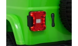 Pojazd elektryczny Jeep Wrangler Rubicon LIFT, zielony