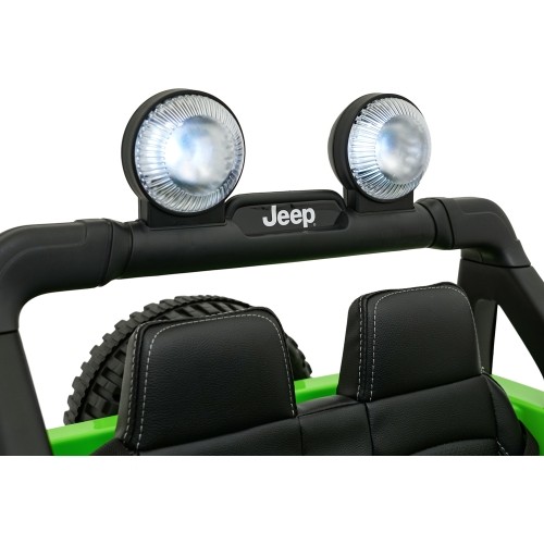 Pojazd elektryczny Jeep Wrangler Rubicon LIFT, zielony