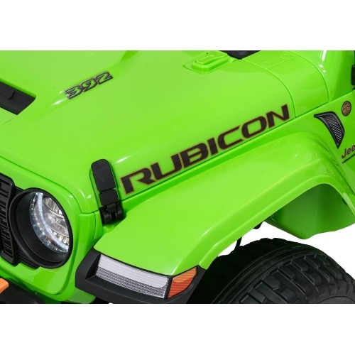 Pojazd elektryczny Jeep Wrangler Rubicon LIFT, zielony