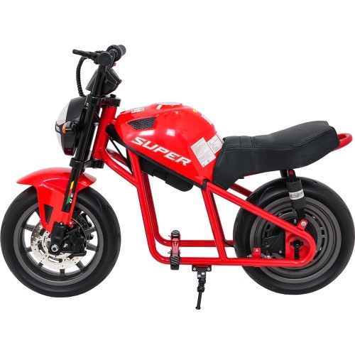 Motocykl elektryczny SUPERMOTO, czerwony