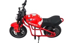 Motocykl elektryczny SUPERMOTO, czerwony