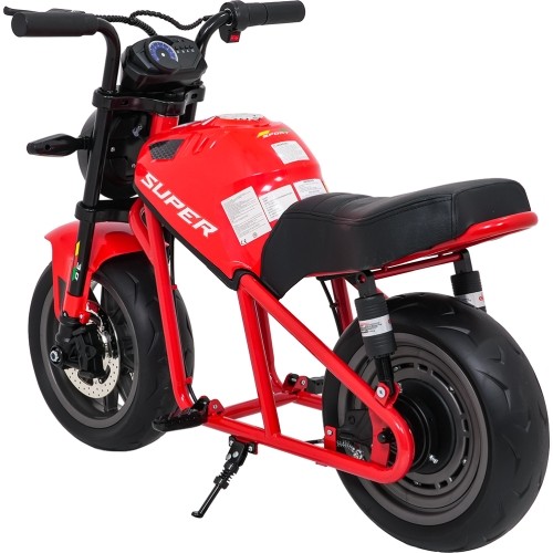 Motocykl elektryczny SUPERMOTO, czerwony
