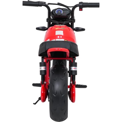 Motocykl elektryczny SUPERMOTO, czerwony