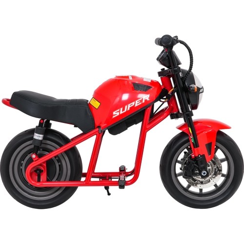 Motocykl elektryczny SUPERMOTO, czerwony