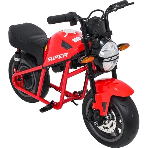 Motocykl elektryczny SUPERMOTO, czerwony