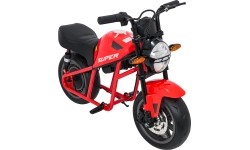 Motocykl elektryczny SUPERMOTO, czerwony