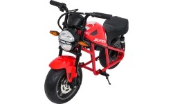 Motocykl elektryczny SUPERMOTO, czerwony