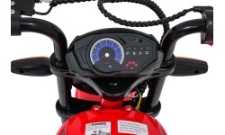 Motocykl elektryczny SUPERMOTO, czerwony