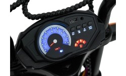Motocykl elektryczny SUPERMOTO, czerwony