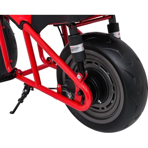 Motocykl elektryczny SUPERMOTO, czerwony