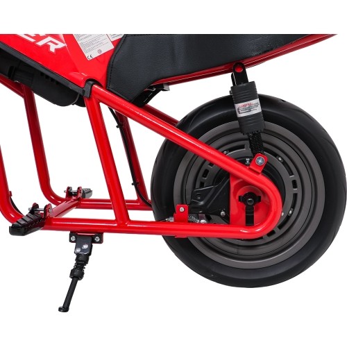 Motocykl elektryczny SUPERMOTO, czerwony