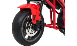 Motocykl elektryczny SUPERMOTO, czerwony